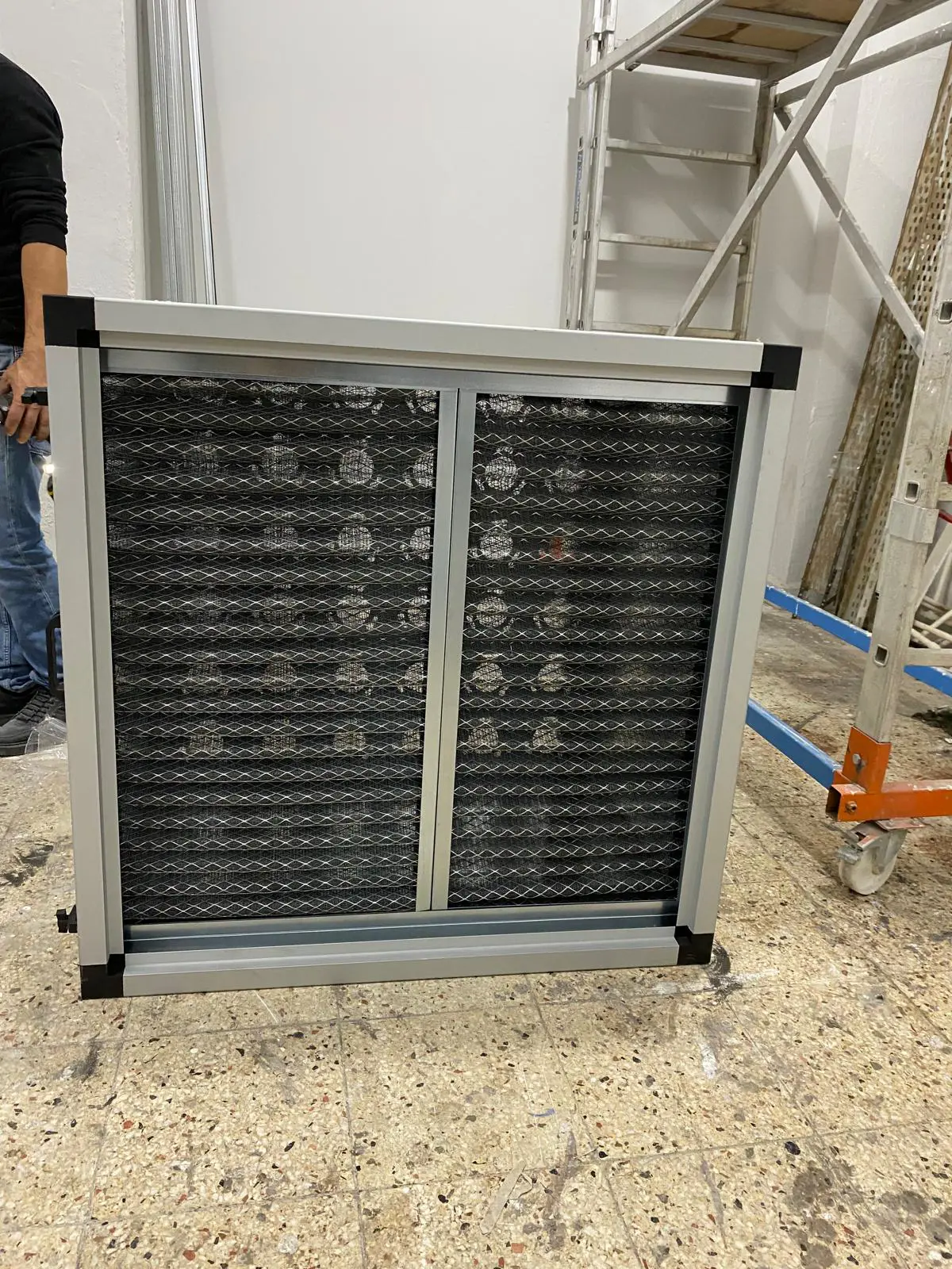 Karbon Filtre Hücreli Fan Çalışması